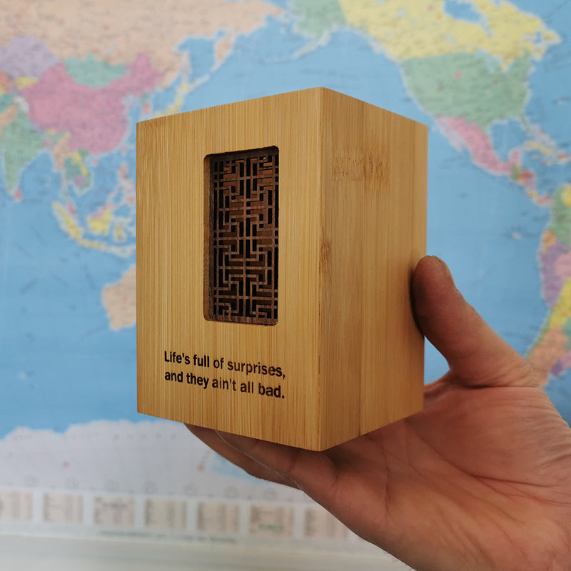 Vintage Chinese Style Desk Storage Pen Holder