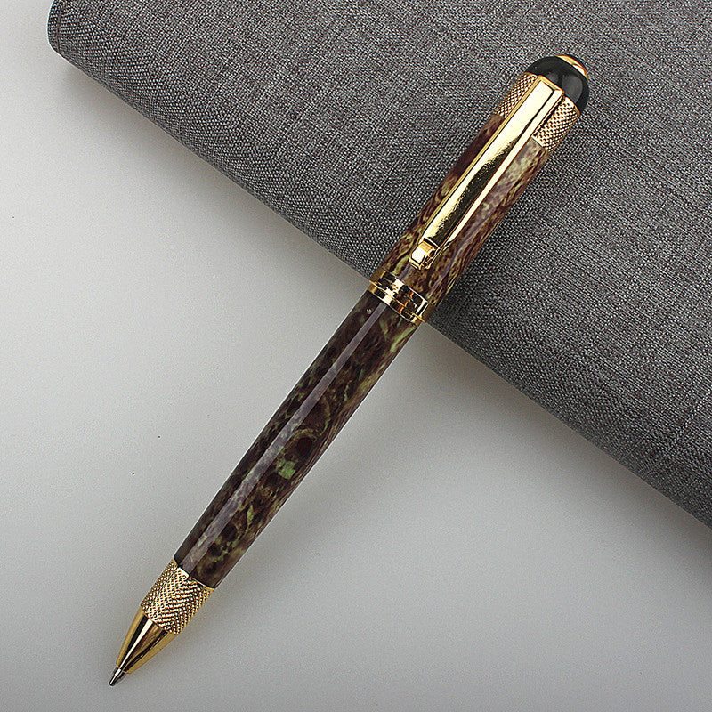 Rotating Metal Oily Ballpoint Pens For Writing Letters