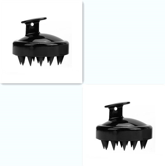 Silicone shampoo brush massager