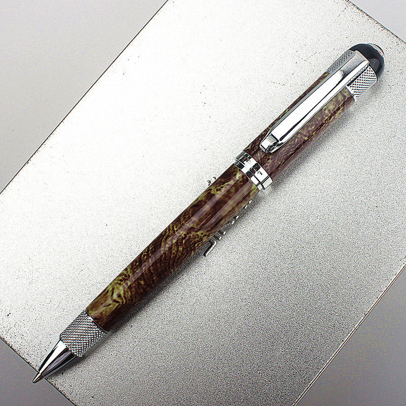 Rotating Metal Oily Ballpoint Pens For Writing Letters
