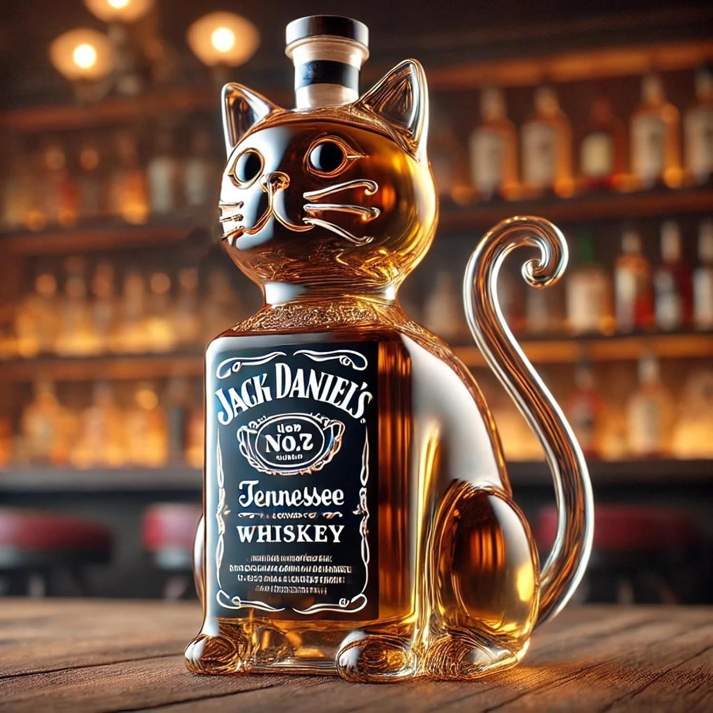 Funny French Whiskey Bottle