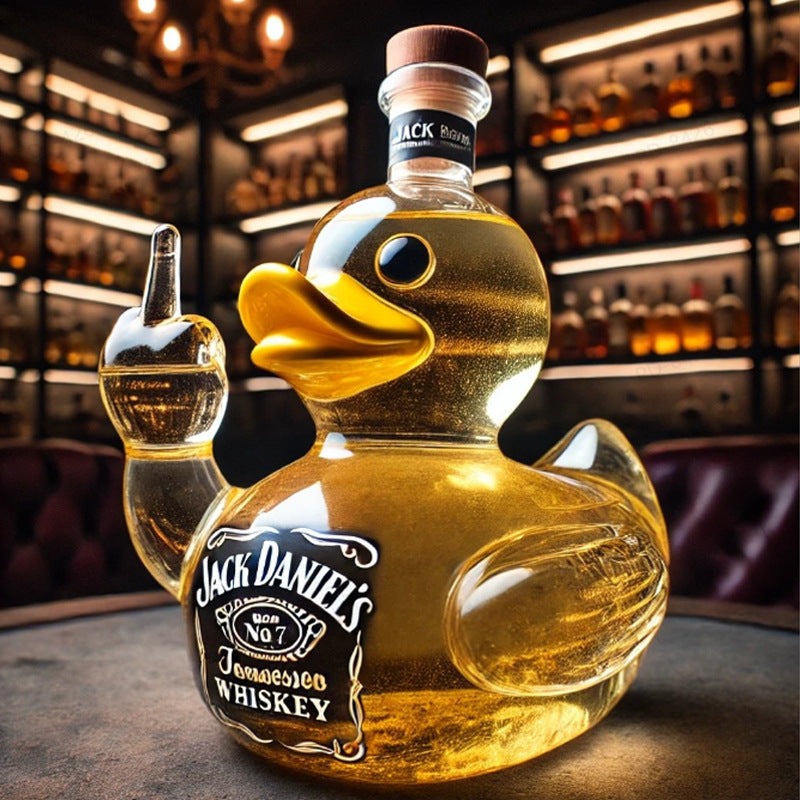 Funny French Whiskey Bottle