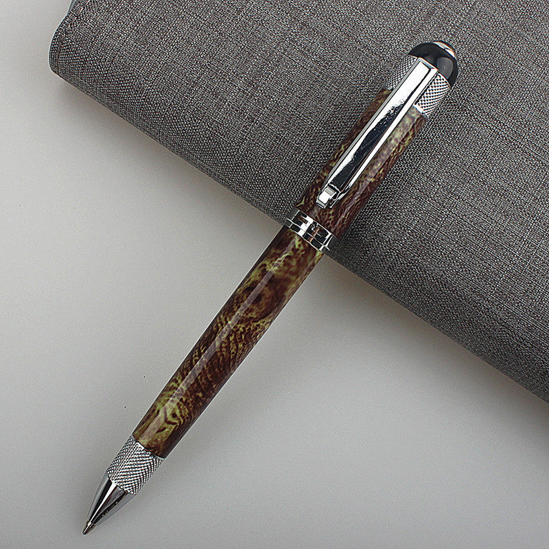 Rotating Metal Oily Ballpoint Pens For Writing Letters