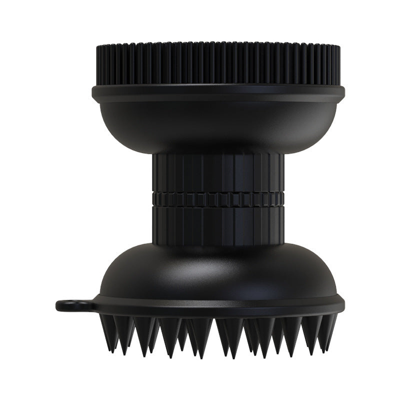 Double-Sided Shower Brush Silicone Shower Shampoo Brush