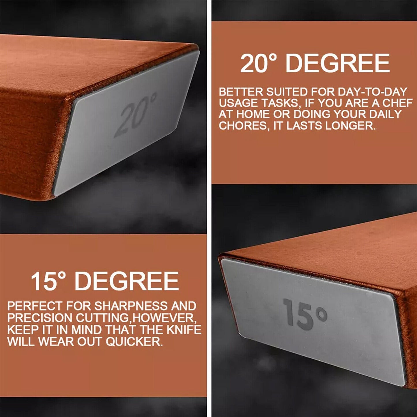 Knife Sharpener Kit Rolling Edge Countertop Knife Sharpener Knife Stone For Cooking