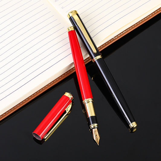 Business Metal Fountain Pen Calligraphy Pen Iridium Nib