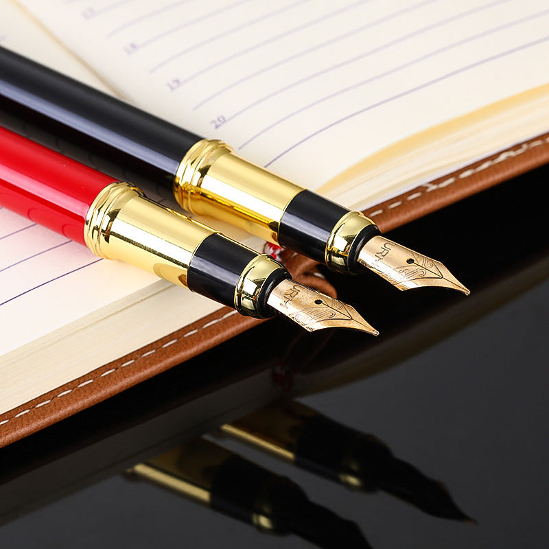 Business Metal Fountain Pen Calligraphy Pen Iridium Nib