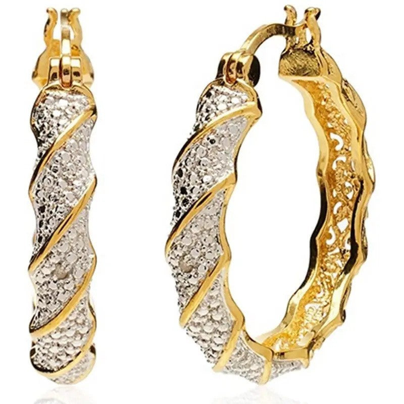 Earrings European And American Eye-catching Hollow Women's