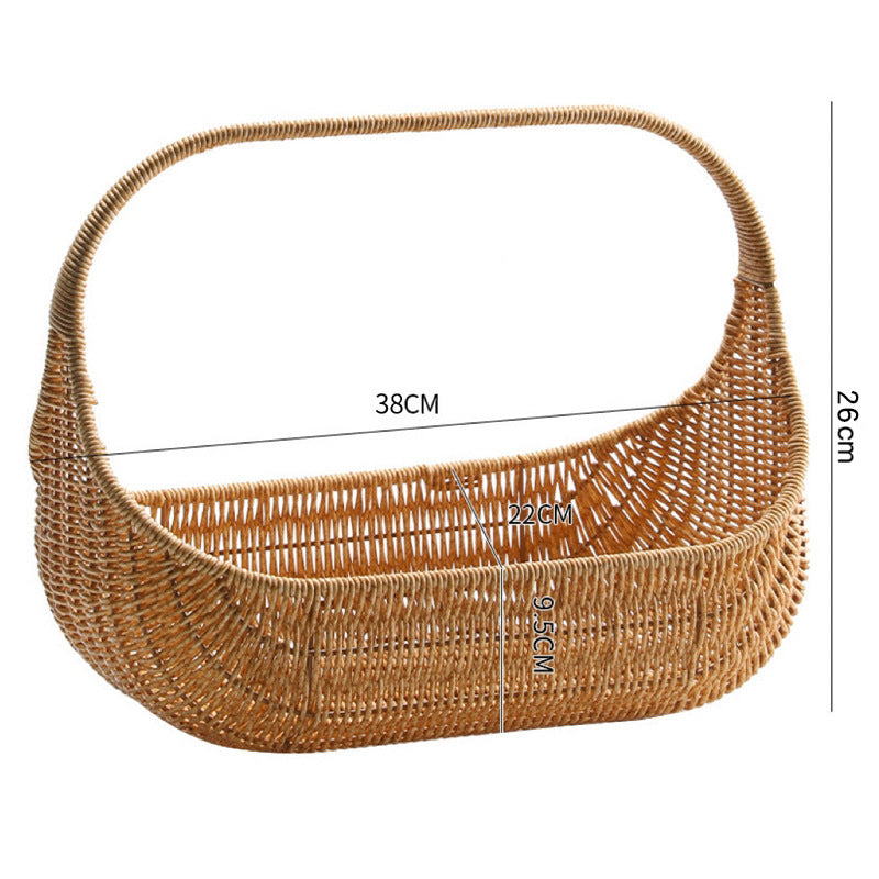 Hand-carrying Multifunctional Fruit Basket Picnic Picking