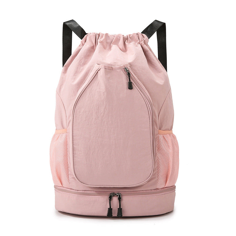 Drawstring Drawstring Pocket Outdoor Tennis Backpack