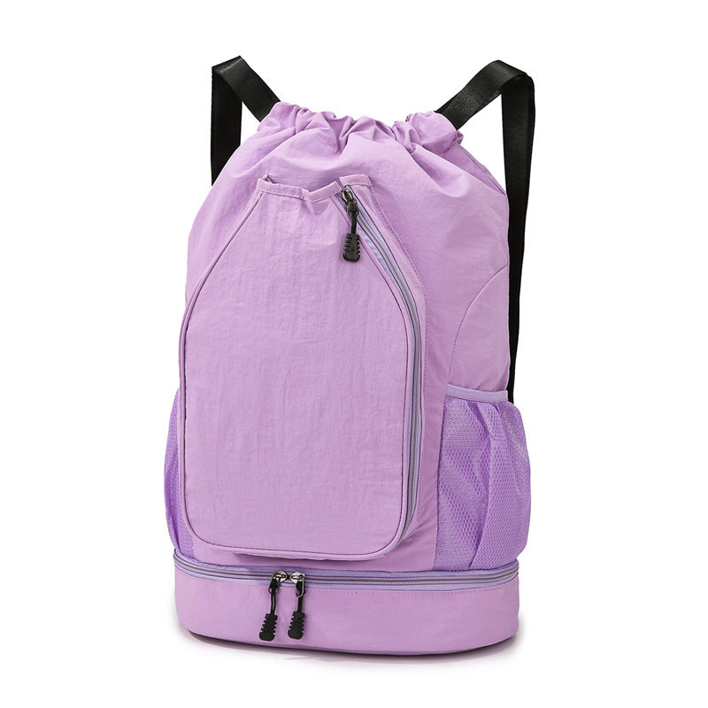 Drawstring Drawstring Pocket Outdoor Tennis Backpack