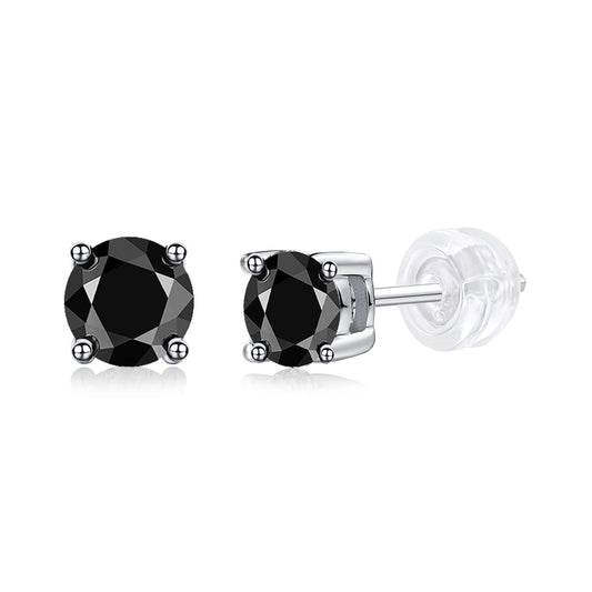 Pure Love Luxury Fashion Diamond Earrings Stud Set Mosan Diamond Silver Jewelry